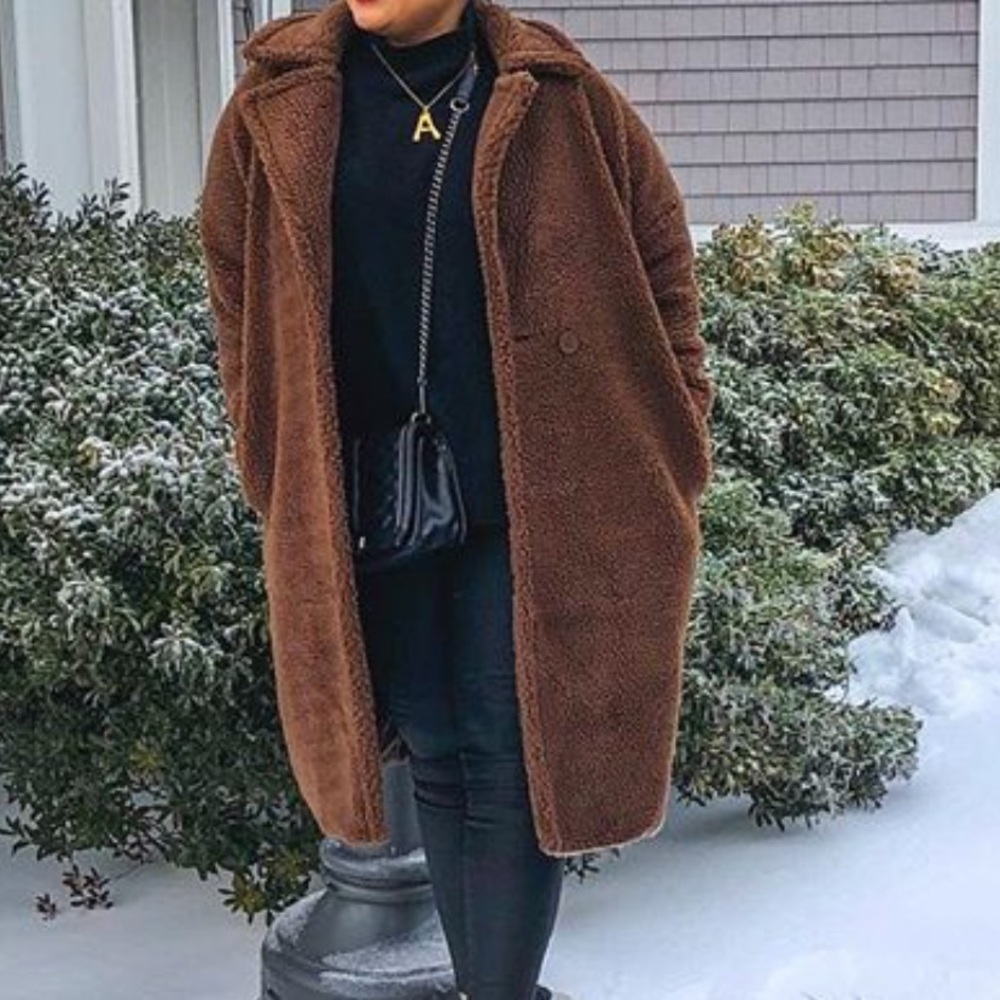 TEDDY COAT LONG